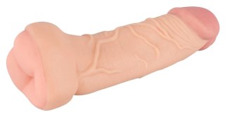 Nature Skin - 2in1 Realistyczny Penis Z Otworem Anusa 21cm