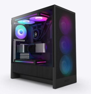 OBUDOWA NZXT MIDITOWER ATX W/O PSU/BLACK H5 FLOW RGB 2024