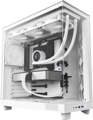 CASE MIDITOWER ATX W/O PSU/WHITE H6 FLOW NZXT