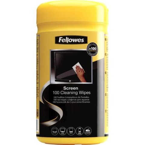 CLEANING WIPES 100PCS/9970330 FELLOWES CLEANING WIPES 100PCS/9970330 FELLOWES