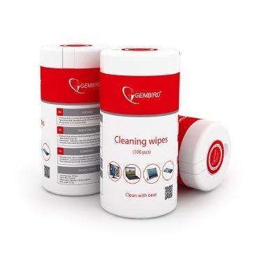 CLEANING WIPES 100PCS/CK-WW100-01 GEMBIRD CLEANING WIPES 100PCS/CK-WW100-01 GEMBIRD