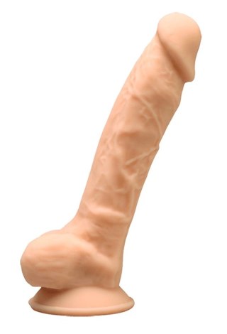 Silexd - Realistyczne Dildo Z Żyłami Żołędziem I Jądrami Cieliste 18.8cm