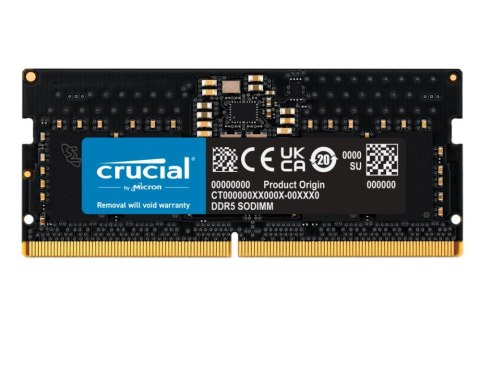 NB MEMORY 8GB DDR5-4800/SO CT8G48C40S5 CRUCIAL NB MEMORY 8GB DDR5-4800/SO CT8G48C40S5 CRUCIAL