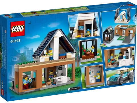 LEGO City 60398 Domek rodzinny i samochód elektryczny