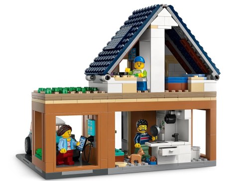 LEGO City 60398 Domek rodzinny i samochód elektryczny