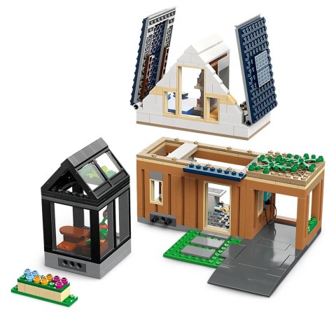 LEGO City 60398 Domek rodzinny i samochód elektryczny