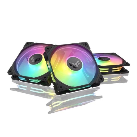 ASUS TUF Gaming TR120 ARGB Reverse Fan - Triple Pack Obudowa komputera Wentylator 12 cm Czarny