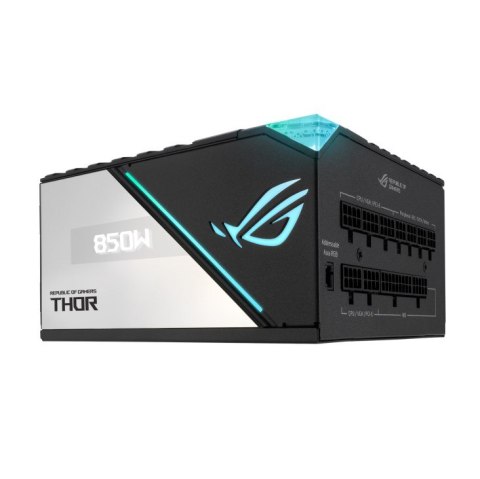 ASUS ROG THOR 850W Platinum II moduł zasilaczy 20+4 pin ATX Czarny, Niebieski, Szary