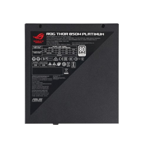 ASUS ROG THOR 850W Platinum II moduł zasilaczy 20+4 pin ATX Czarny, Niebieski, Szary