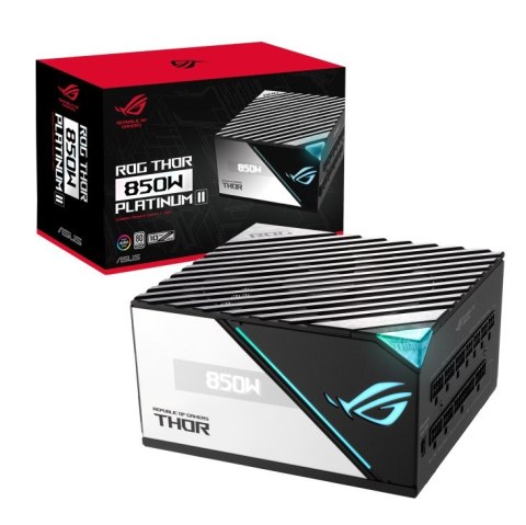 ASUS ROG THOR 850W Platinum II moduł zasilaczy 20+4 pin ATX Czarny, Niebieski, Szary