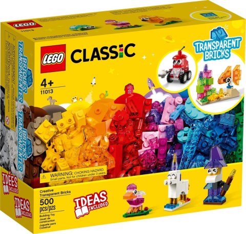 LEGO Classic 11013 Kreatywne przezroczyste klocki