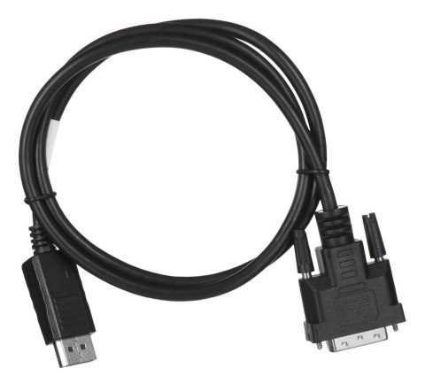 Kabel Lanberg CA-DPDV-10CU-0010-BK (DisplayPort M - DVI-D M; 1m; kolor czarny)