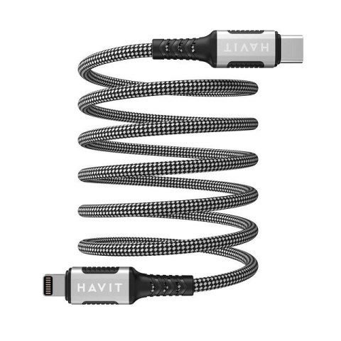 Kabel magnetyczny Havit Typ C-Lightning (czarny)