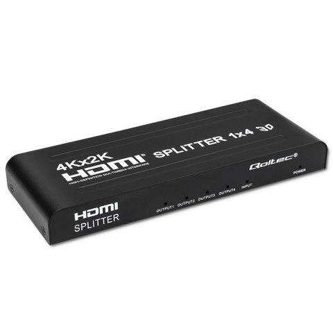 QOLTEC ROZDZIELACZ SPLITTER 4XHDMI 4KX2K | 3.4GB/S QOLTEC ROZDZIELACZ SPLITTER 4XHDMI 4KX2K | 3.4GB/S