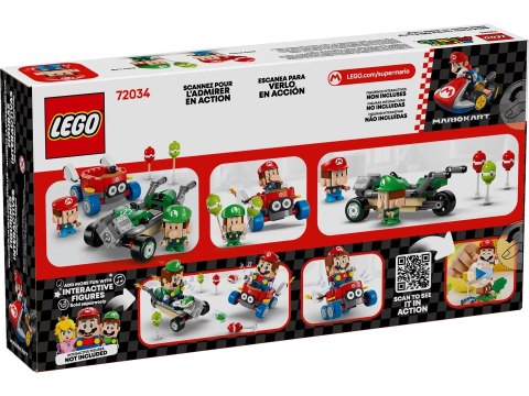 LEGO SUPER MARIO 72034 Mario Kart - Baby Mario kontra Baby Luigi LEGO SUPER MARIO 72034 Mario Kart - Baby Mario kontra Baby Luigi