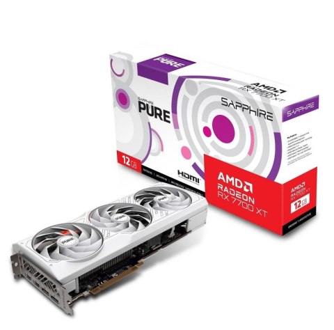 Karta Graficzna SAPPHIRE PCIE16 RX7700XT 12GB GDDR6/PURE 11335-03-20G Karta Graficzna SAPPHIRE PCIE16 RX7700XT 12GB GDDR6/PURE 11335-03-20G