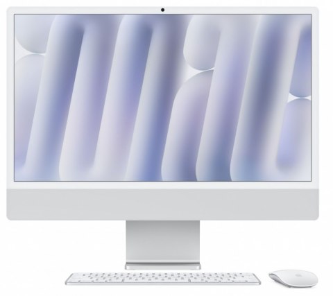 Komputer All-in-One APPLE iMac 24 (24"/M4/24GB/SSD512GB/Srebrny) Komputer All-in-One APPLE iMac 24 (24"/M4/24GB/SSD512GB/Srebrny)