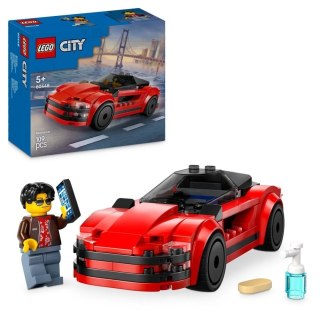 LEGO CITY 60448 Czerwony samochód sportowy