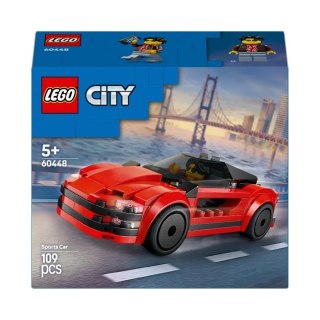 LEGO CITY 60448 Czerwony samochód sportowy