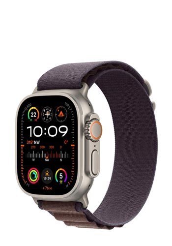 Watch Apple Watch Ultra 2 LTE 49mm tytanowa koperta z pętlą Alpine S - Indigo