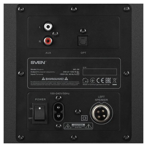 SVEN GŁOŚNIKI 2.0 MC-30 200W SVEN GŁOŚNIKI 2.0 MC-30 200W