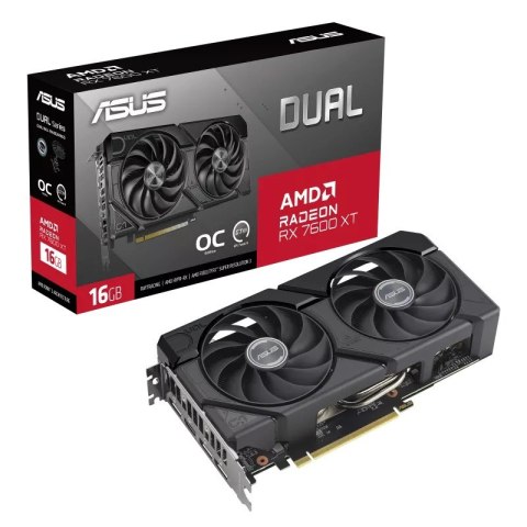 ASUS Dual -RX7600XT-O16G AMD Radeon RX 7600 XT 16 GB GDDR6