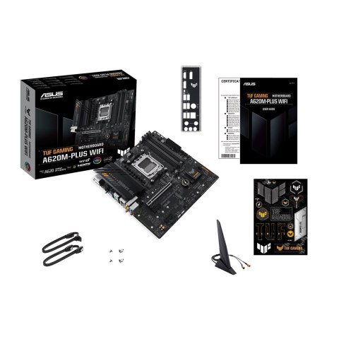 ASUS TUF GAMING A620M-PLUS WIFI AMD A620 Gniazdo AM5 micro ATX ASUS TUF GAMING A620M-PLUS WIFI AMD A620 Gniazdo AM5 micro ATX