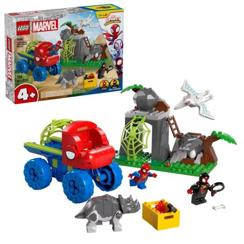 LEGO MARVEL SUPER HEROES 11199 Misja ratunkowa zespołu Spidey'ego w dinoterenówce LEGO MARVEL SUPER HEROES 11199 Misja ratunkowa zespołu Spidey'ego w dinoterenówce