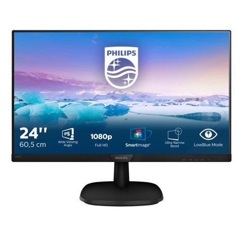 Philips V Line Monitor LCD Full HD 243V7QJABF/00 Philips V Line Monitor LCD Full HD 243V7QJABF/00
