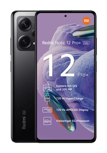 Xiaomi Redmi Note 12 Pro+ 5G Dual Sim 8GB RAM 256GB - Black