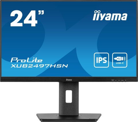 Iiyama ProLite XUB2497HSN-B1 LED display 61 cm (24") 1920 x 1080 px Full HD Czarny