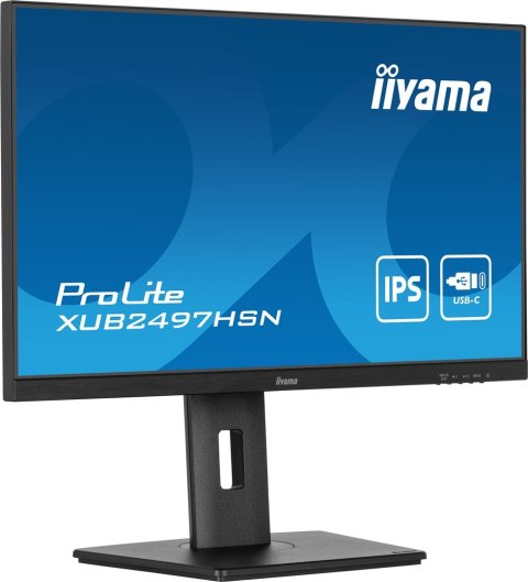 Iiyama ProLite XUB2497HSN-B1 LED display 61 cm (24") 1920 x 1080 px Full HD Czarny