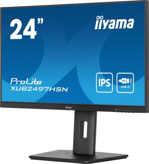 Iiyama ProLite XUB2497HSN-B1 LED display 61 cm (24") 1920 x 1080 px Full HD Czarny