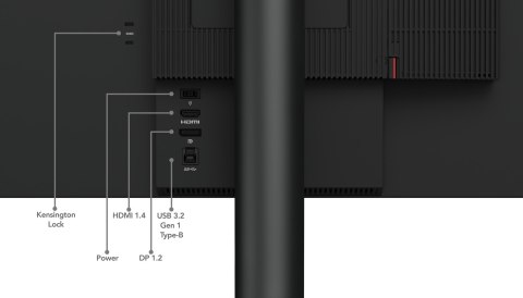 Lenovo ThinkCentre Tiny-In-One 24 LED display 60,5 cm (23.8") 1920 x 1080 px Full HD Ekran dotykowy Czarny