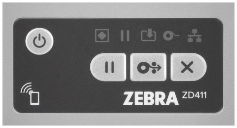 Zebra ZD411 drukarka etykiet bezpośrednio termiczny 203 x 203 DPI 152 mm/s Przewodowy i Bezprzewodowy Bluetooth