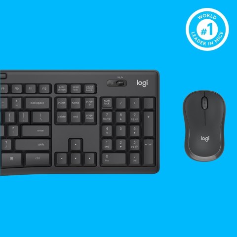 Zestaw LOGITECH MK295 920-009800 US Silent Wireless Combo USB QWERTY Amerykański międzynarodowy