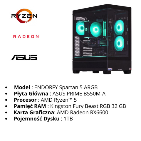 Actina View 5600X/32GB/1TB/RX6600/600W Actina View 5600X/32GB/1TB/RX6600/600W