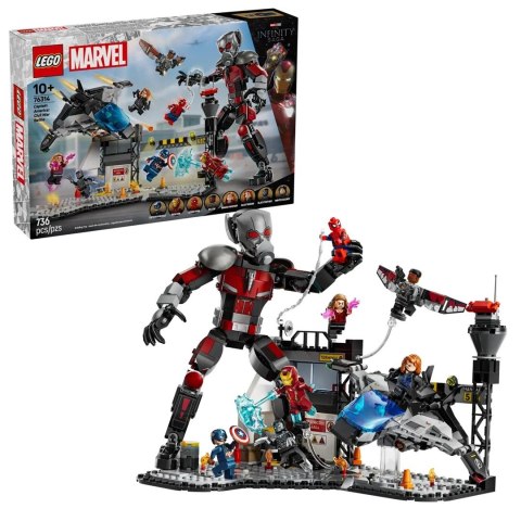 LEGO MARVEL SUPER HEROES 76314 Kapitan Ameryka: Wojna bohaterów — bitwa LEGO MARVEL SUPER HEROES 76314 Kapitan Ameryka: Wojna bohaterów — bitwa