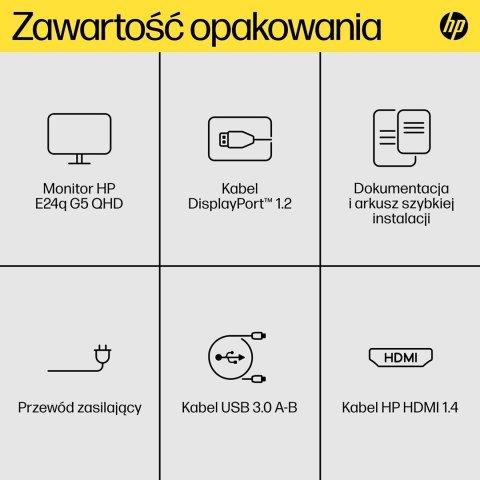 HP Monitor E24q G5 QHD HP Monitor E24q G5 QHD