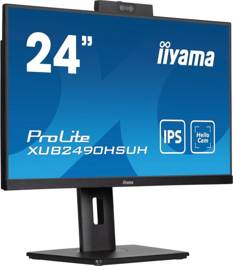 Iiyama ProLite XUB2490HSUH-B1 monitor komputerowy 60,5 cm (23.8") 1920 x 1080 px Full HD LED Czarny