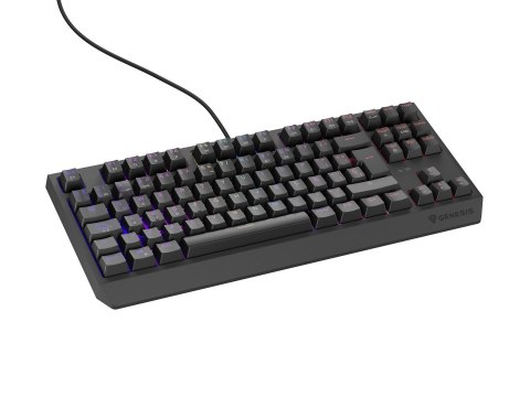 GENESIS Thor 230 TKL klawiatura Gaming USB QWERTY Hiszpański Czarny