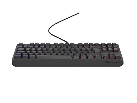 GENESIS Thor 230 TKL klawiatura Gaming USB QWERTY Hiszpański Czarny