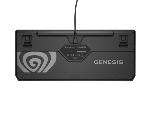 GENESIS Thor 230 TKL klawiatura Gaming USB QWERTY Hiszpański Czarny