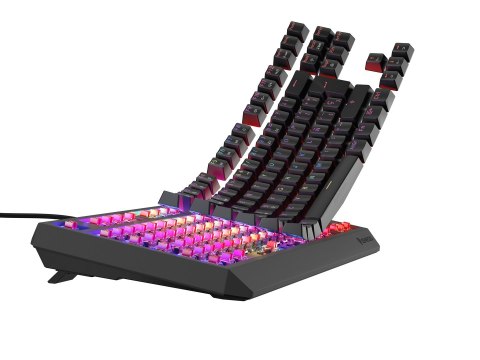 GENESIS Thor 230 TKL klawiatura Gaming USB QWERTY Hiszpański Czarny