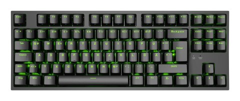 GENESIS Thor 404 TKL klawiatura Gaming USB QWERTY Niemiecki Czarny