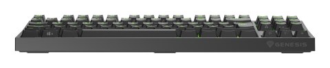 GENESIS Thor 404 TKL klawiatura Gaming USB QWERTY Niemiecki Czarny