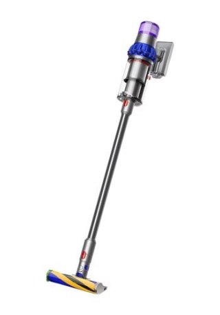 Dyson V15 Detect Fluffy 2-in-1 stick vacuum Bateria Suchy Bez worka Niebieski, Nikiel