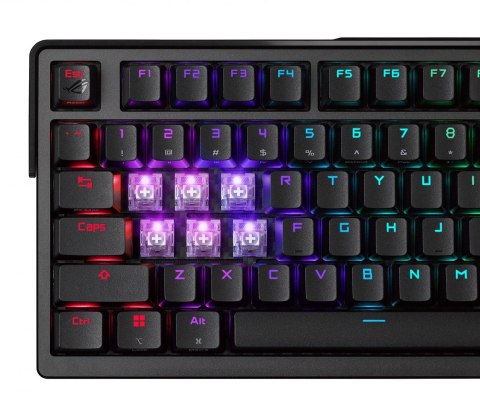 ASUS ROG Azoth Extreme klawiatura Gaming USB + RF Wireless + Bluetooth QWERTZ Czarny ASUS ROG Azoth Extreme klawiatura Gaming USB + RF Wireless + Bluetooth QWERTZ Czarny