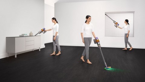Dyson V15 Detect Fluffy 2-in-1 stick vacuum Bateria Suchy Bez worka Niebieski, Nikiel Dyson V15 Detect Fluffy 2-in-1 stick vacuum Bateria Suchy Bez worka Niebieski, Nikiel