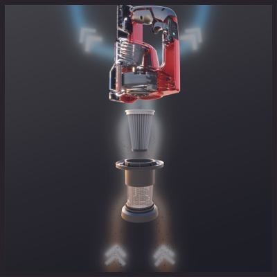 Einhell TE-SV 18 Li-Solo 2-in-1 stick vacuum Bateria Suchy Bez worka Czarny, Czerwony Einhell TE-SV 18 Li-Solo 2-in-1 stick vacuum Bateria Suchy Bez worka Czarny, Czerwony
